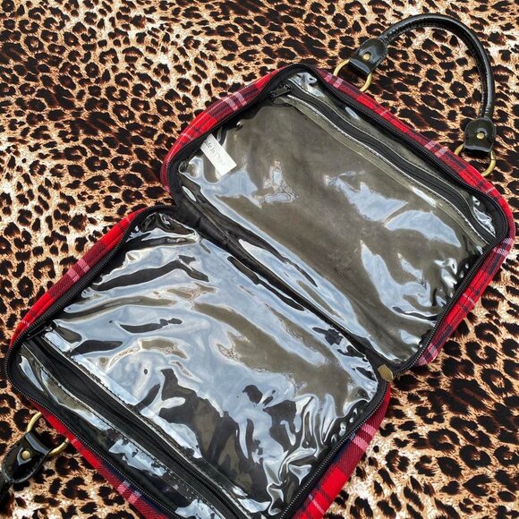 Betsey Johnson y2k plaid makeup bag - Picture 8 of 8